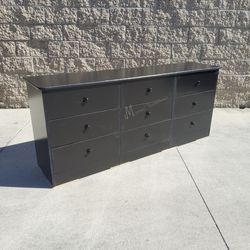 Black Wide Bedroom Dresser!