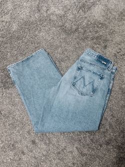 MOTHER Jeans Size 29 – Light Wash Wide Leg Denim – The Dodger Ankle