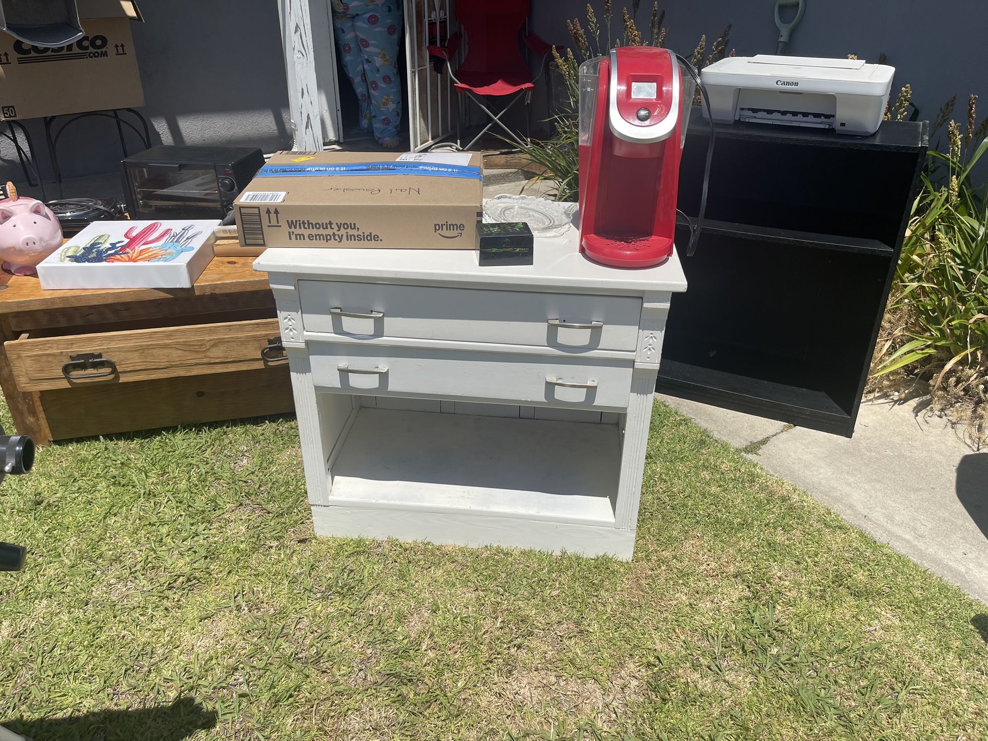 Wood Side Table