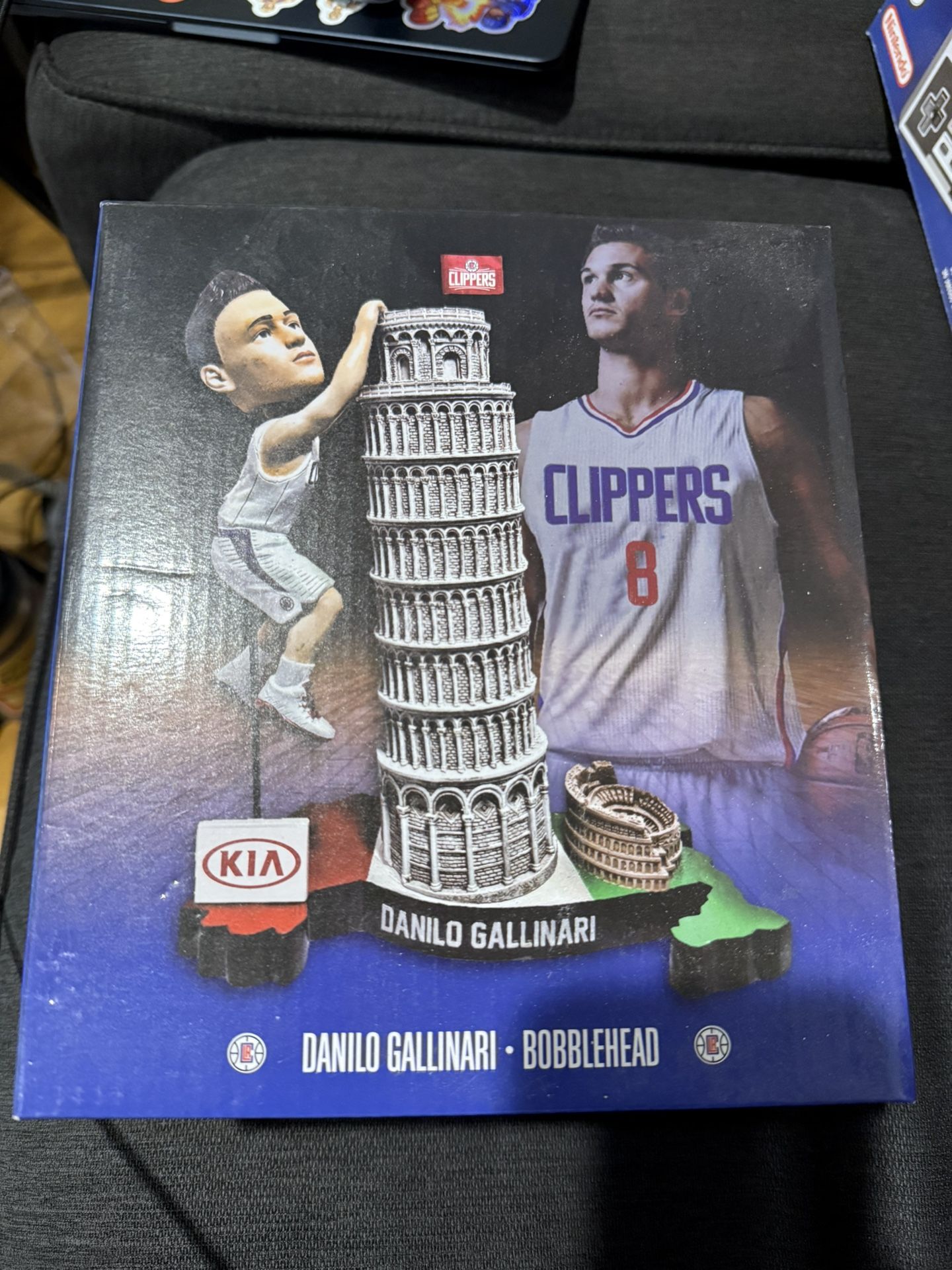 La Los Angeles Clippers Italy Leaning Tower Danilo Gallinari NBA Bobblehead