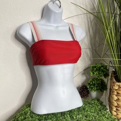 Red Sports Bra 