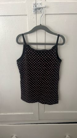 Dark gray spaghetti strap shirt