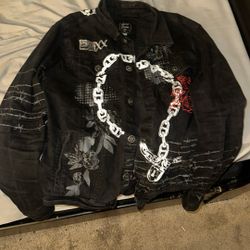 Custom Denim Winter Vest 