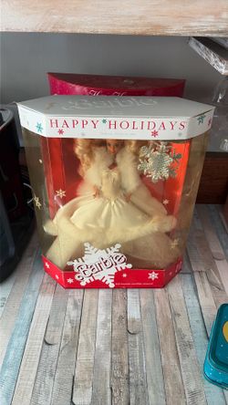 Happy holidays 1989 Barbie