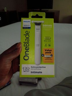 Phillips OneBlade Extra Protection trim and shave intimate