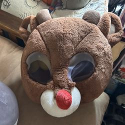 Rudolph Head Awesome For Christmas Or Halloween Or Play