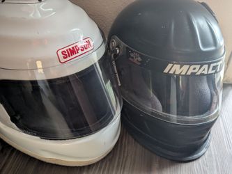 Motorcycle helmet Simpson and impact