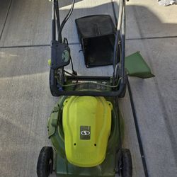 Sun Joe MJ408E Electric Lawn Mower | 20-inch | 12-Amp | 7-Position | 14.5-Gal Collection Bag | Mulching Plug