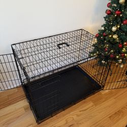 36x23x25 Crate with double door and divider