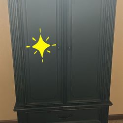 Black Cabinet Dresser 