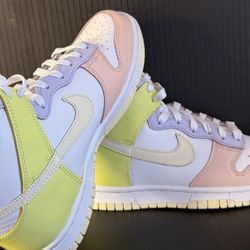 Nike Dunk High Lemon Twist Women's Size 6 White Cashmere Pastel DD1869-108 NEW