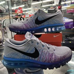 Nike Flyknit Air Max Purple Vivid Blue