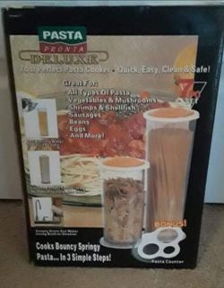 Pasta Pronta deluxe pasta cooker $10 FIRM