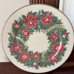 Lenox Sentiments Of Roses Collector Plate