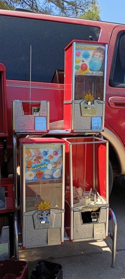 Coin-Operated Toy Vending Machines Lot