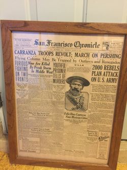 1916 wooden villa picture frame