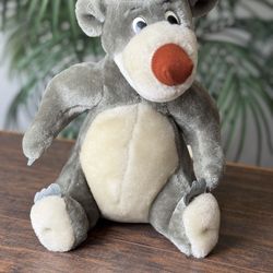 Disneyland Walt Disney World Jungle Book BALOO 12” BEAR -70-80’s ERA VTG RARE