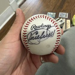 opening day Signed Baseball Minnesota Twins  Kirby Puckett