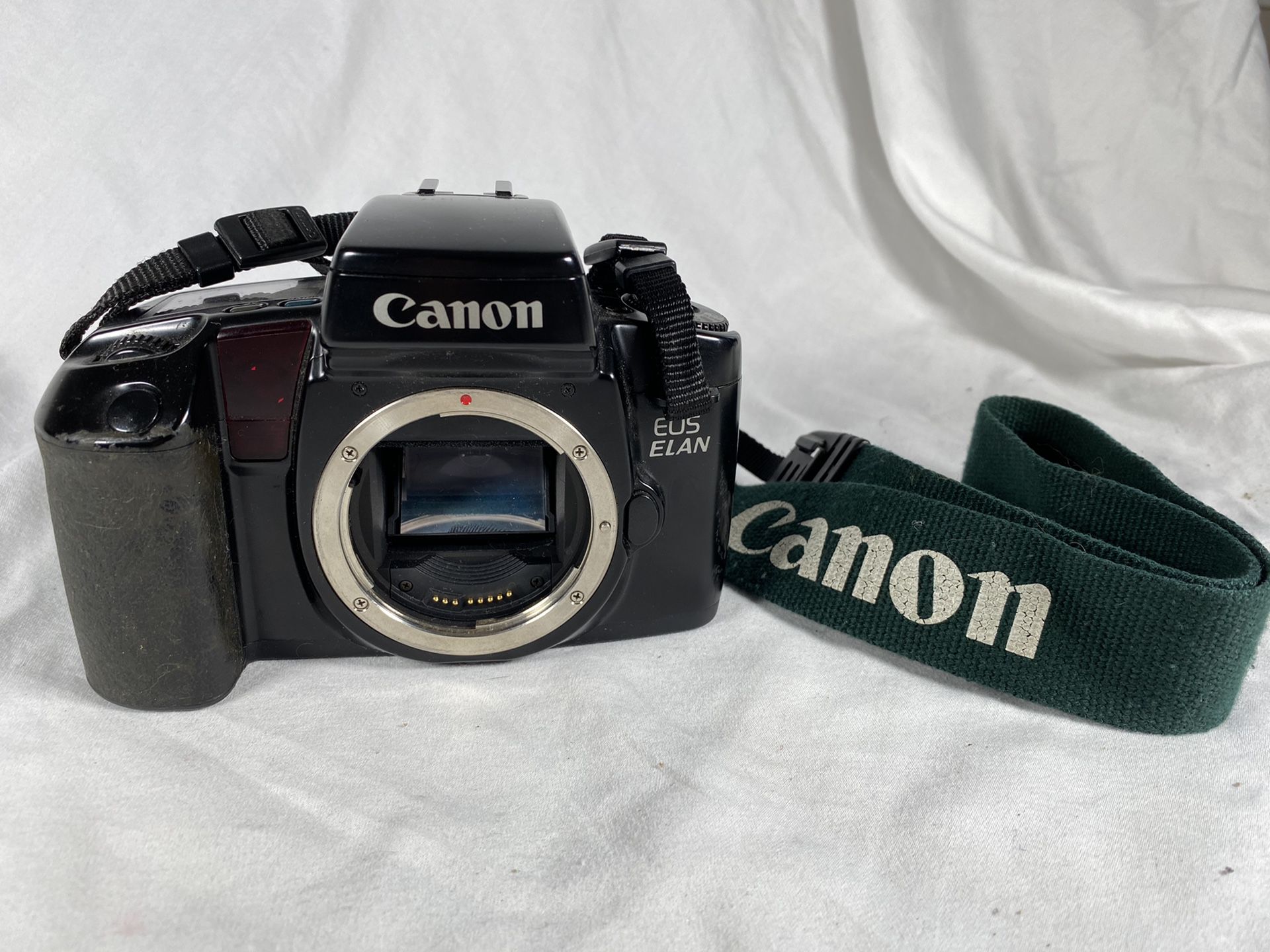 Canon EOS Elan Film Camera Body and Strap