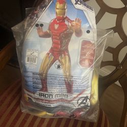 Iron Man Adult Men Costume Size X-large