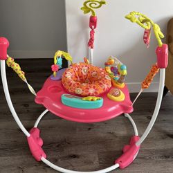 Pink Petals How Long Do Babies Use Jumperoo Baby Bouncer Fisher