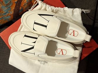 Valentino Garavani VLTN Canvas Slip-On Sneakers