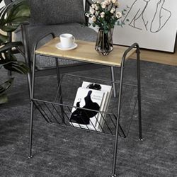 ⭐️New Amobro Modern End Table w/ Magazine Rack P/U By ASHLAN AND TEMPERANCE IN CLOVIS 