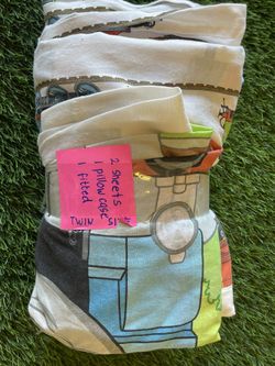 Twin Size  Thomas The Train Bed Sheets