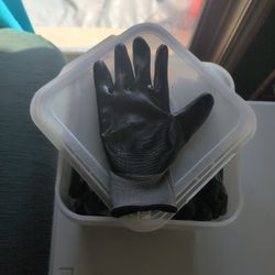 Large Firm Grip Nitrile Coated Work Gloves