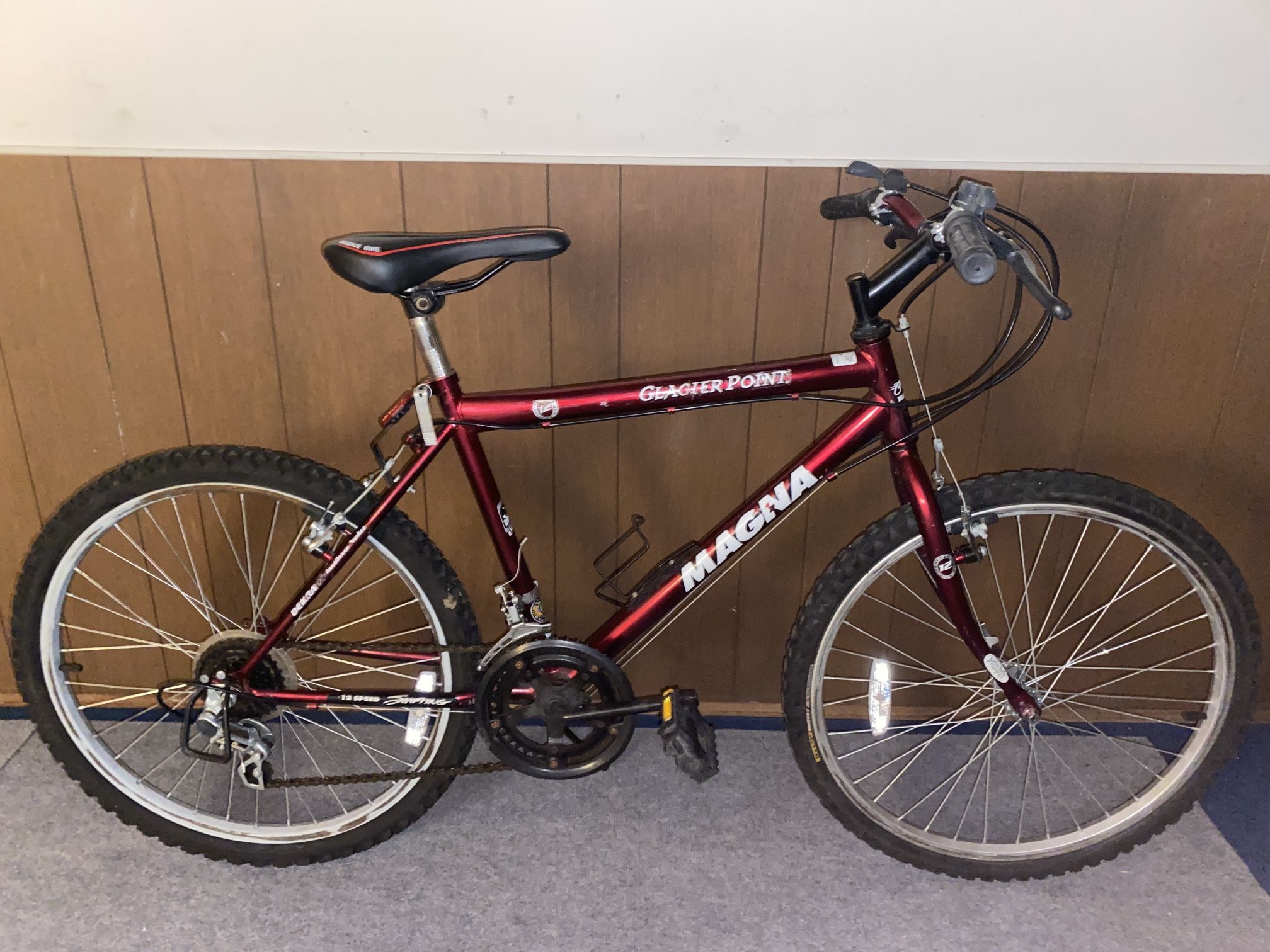 Purple Mountain Bike Magna 24 Glacier Point Ladies Bike Men's Red