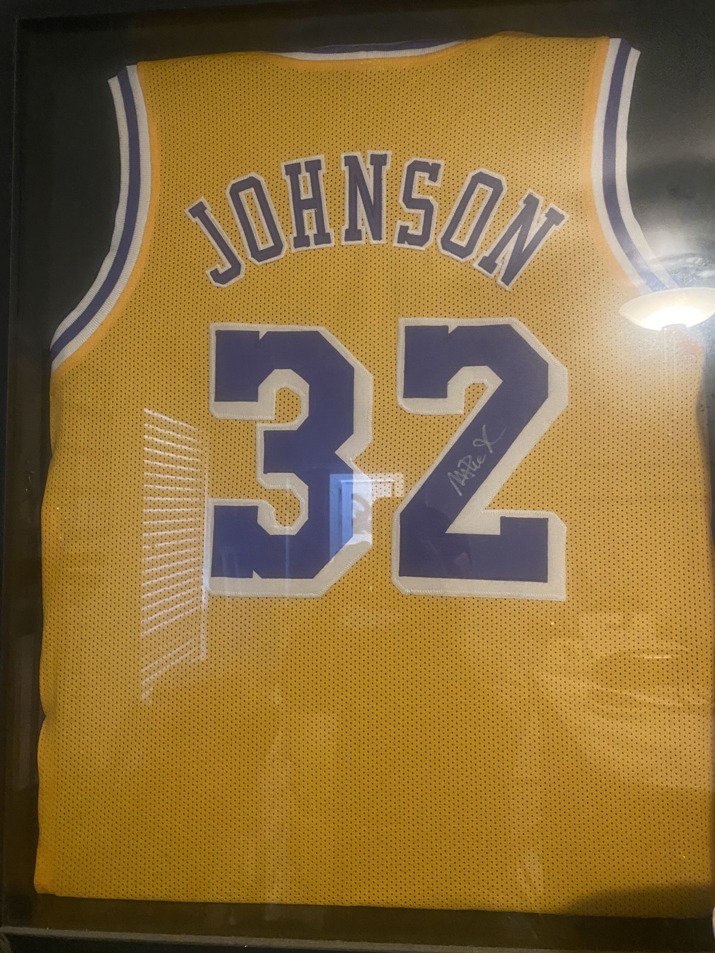 Autographed Magic Johnson Jersey