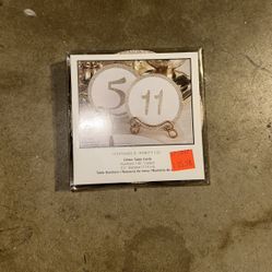 Table Numbers