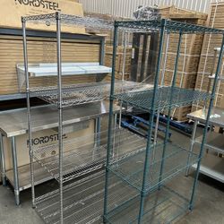 Industrial Grade Brand New Shelves Wire Metal Racks 