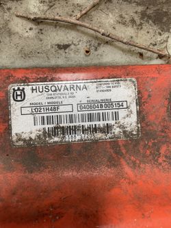 Husqvarna Lawn Tractor