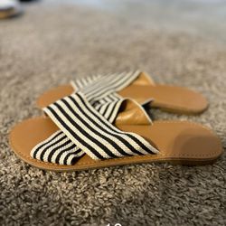 Striped Sandals