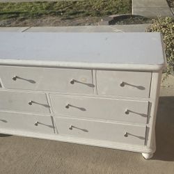 White Long Dresser