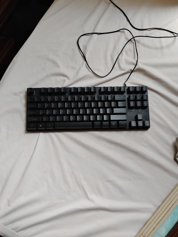 Black RGB Wired Keyboard