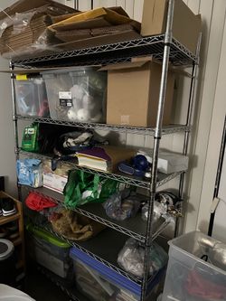 Steel rack 6 shelves