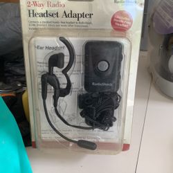 Radio Shack 2 way radio Headset adapter 