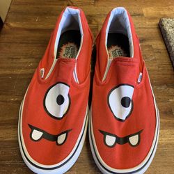 Vans tennis shoes, gabba gabba slip on men’s size 9 1/2 or women’s size 11