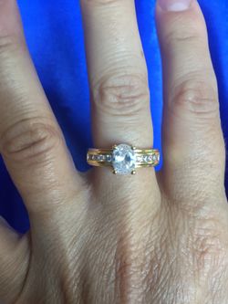 14kt GF and CZ ring NEW!