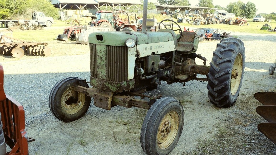 John Deere 435 diesel tractor
