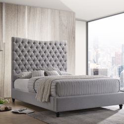 Cal-king / E. King Bed Frame With Mattress 