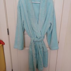 Martha Stewart Plush Robe, Pockets, Tie, One Size