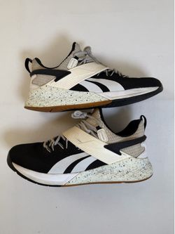 Reebok Nano X Froning SE CrossFit Shoes Men's Size 11 Black White Gum
