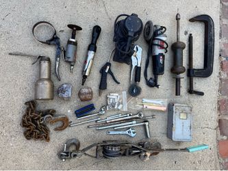 Tools for a car mechanic