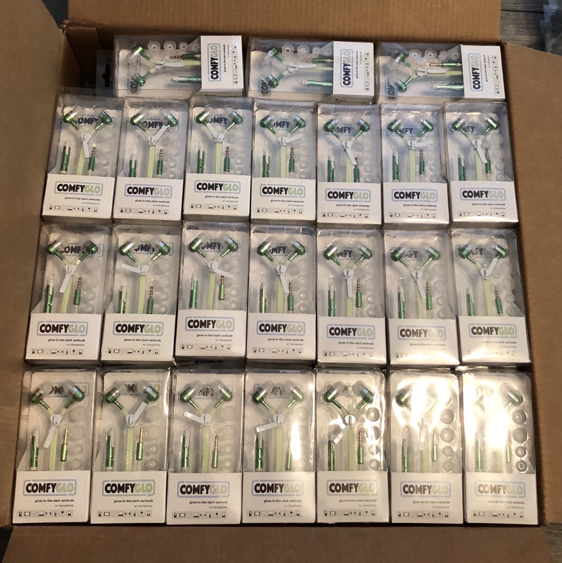 *wholesale* lot 1000 Pair of Zipper Earbuds
