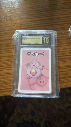 Chansey Graded Pristine 10 Pokémon Card