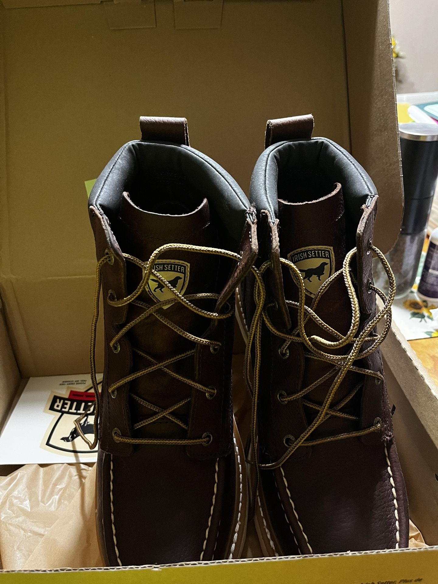 Irish Setter ASHBY Men's 6-inch Leather Safety Toe Boot