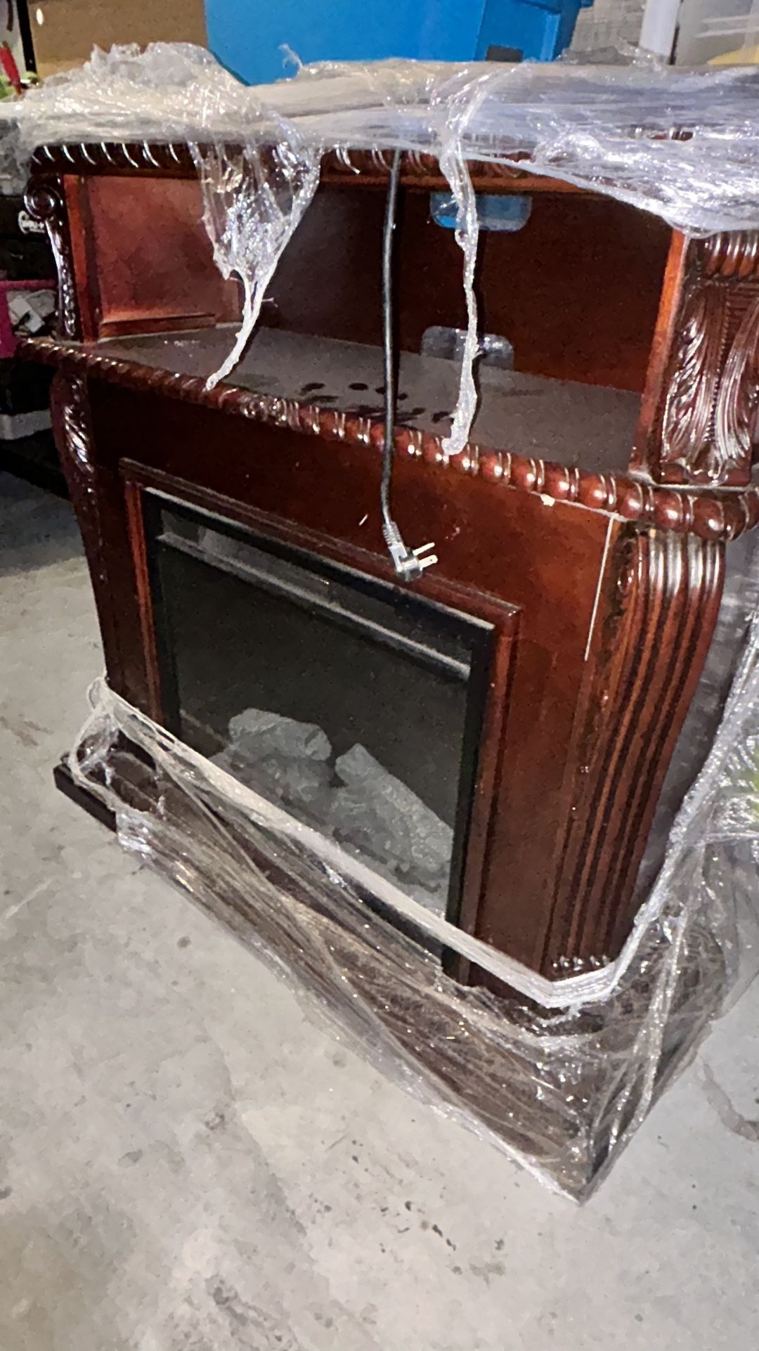 Cherry Moulding 42" Fireplace TV Console